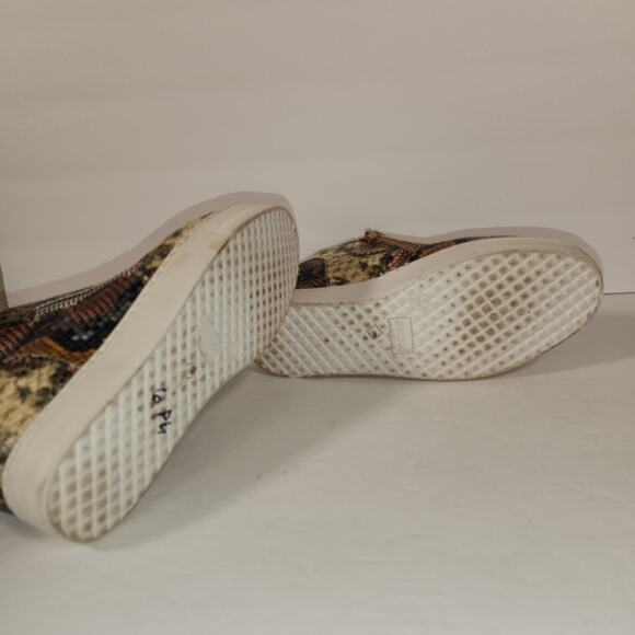 BAMBOO Rise-01 High Top Wedge Platform Sneaker Womens 7 Multi Camo Snakeprint - Picture 9 of 10